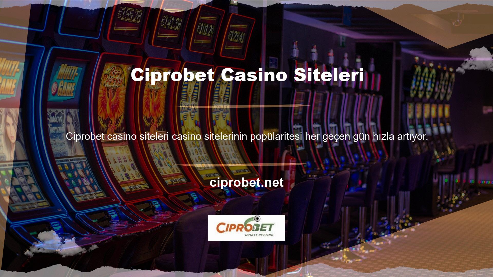 Casino siteleri için seçeneklerin bolluğu nedeniyle, casino sitelerinin müşterileri çekmesi, elde tutması ve elinde tutması daha da zorlaşıyor